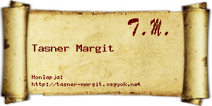 Tasner Margit névjegykártya