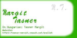 margit tasner business card